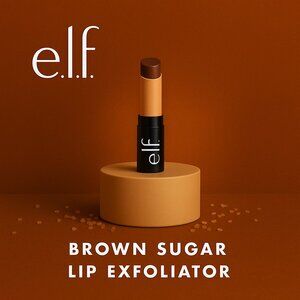 e.l.f. Brown Sugar Lip Exfoliator Scrub 0.1 oz – Vegan, Cruelty-Free, New in Box